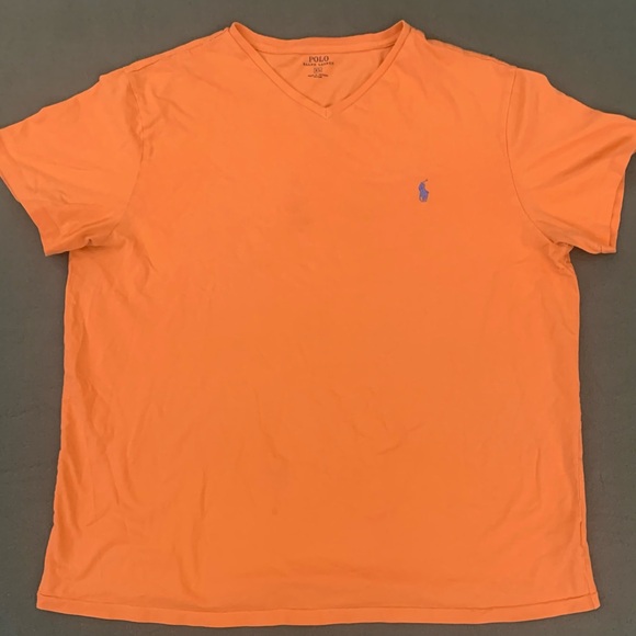 2 RL POLO XL SS All Cotton V Tees - Picture 3 of 6